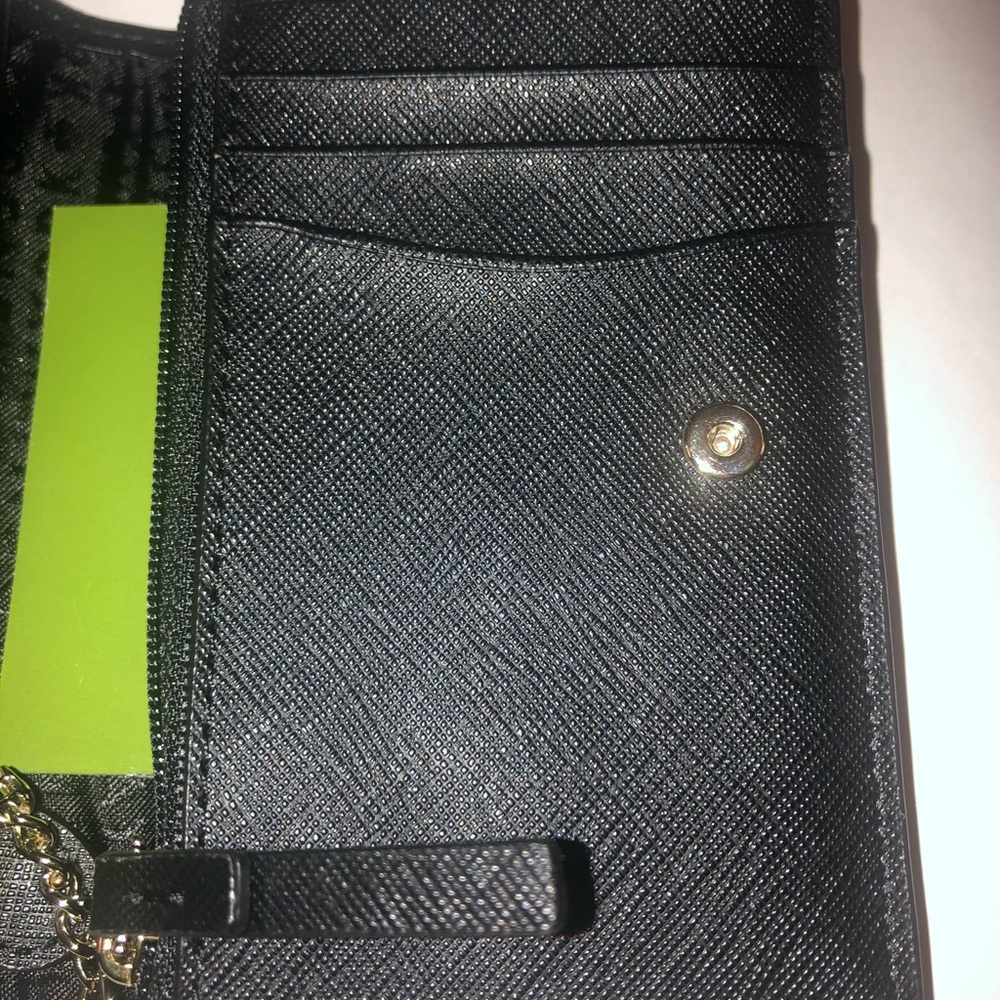 Kate Spade black Laurel Way jeweled wallet - Picture 6 of 8